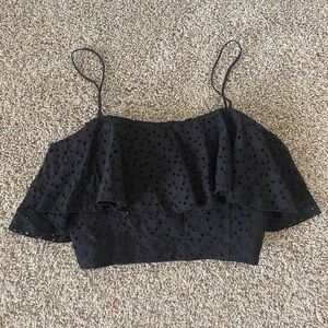 H&M Classic Black Crop Top